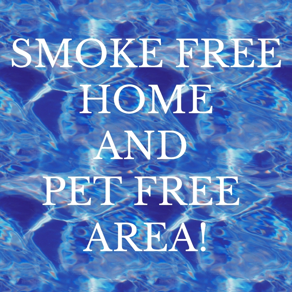 ALL ITEMS FROM SMOKE FREE HOME / PET FREE AREA